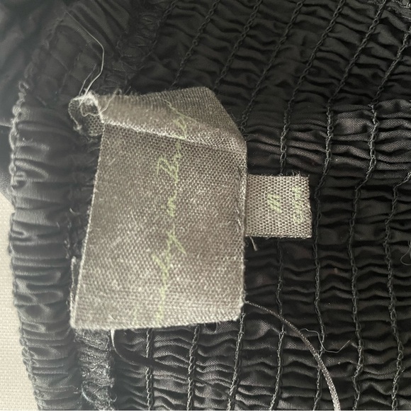 Black Ruffled One-Shoulder Top - Picture 3 of 3